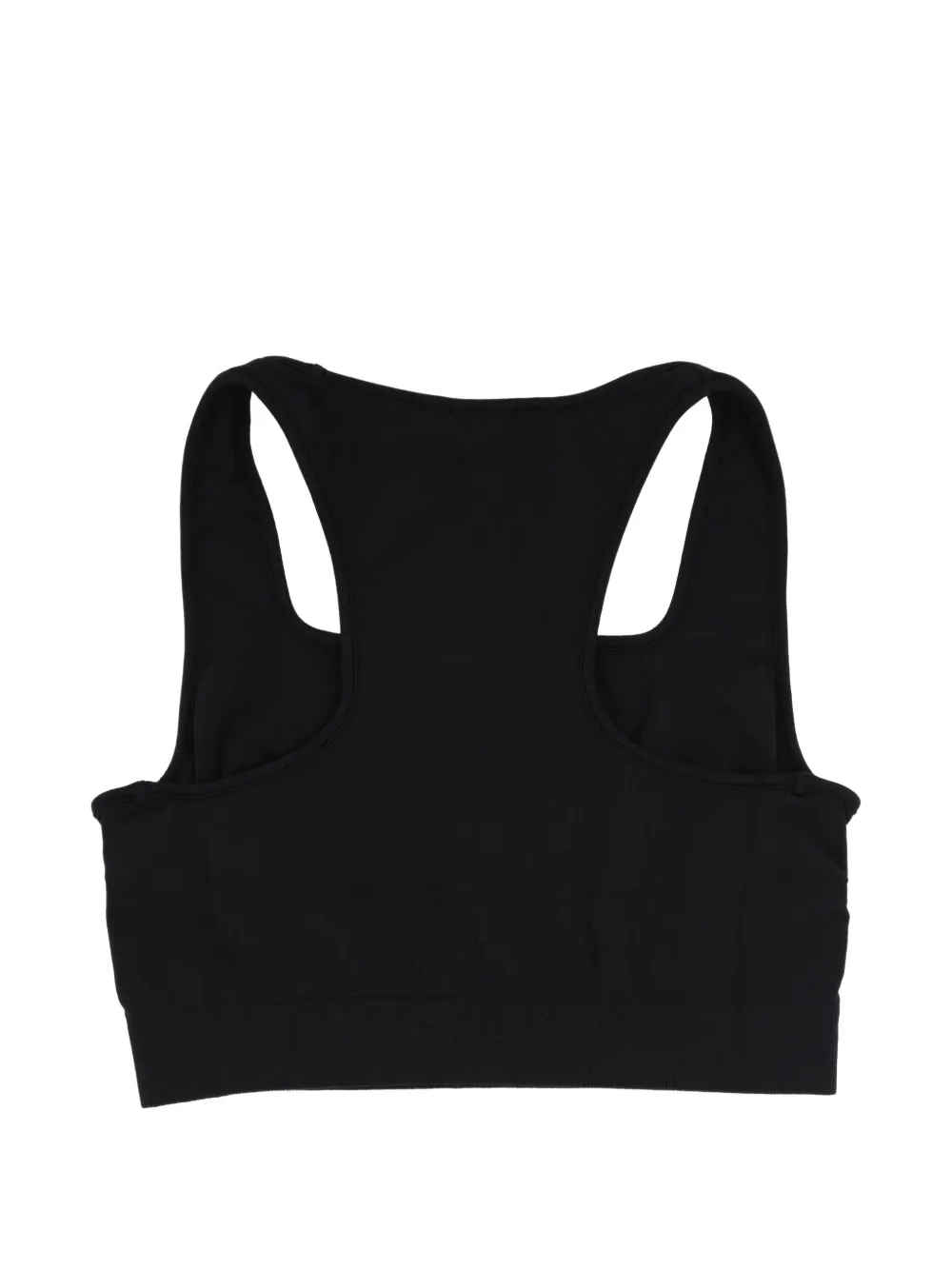 Pangaia Sport-bh met logoprint en racerback Zwart