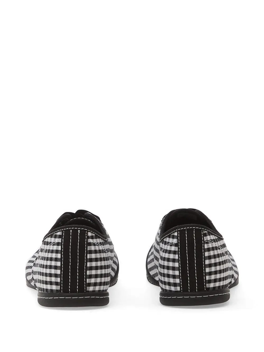 Vans Authentic Prima sneakers met gingham ruit Zwart