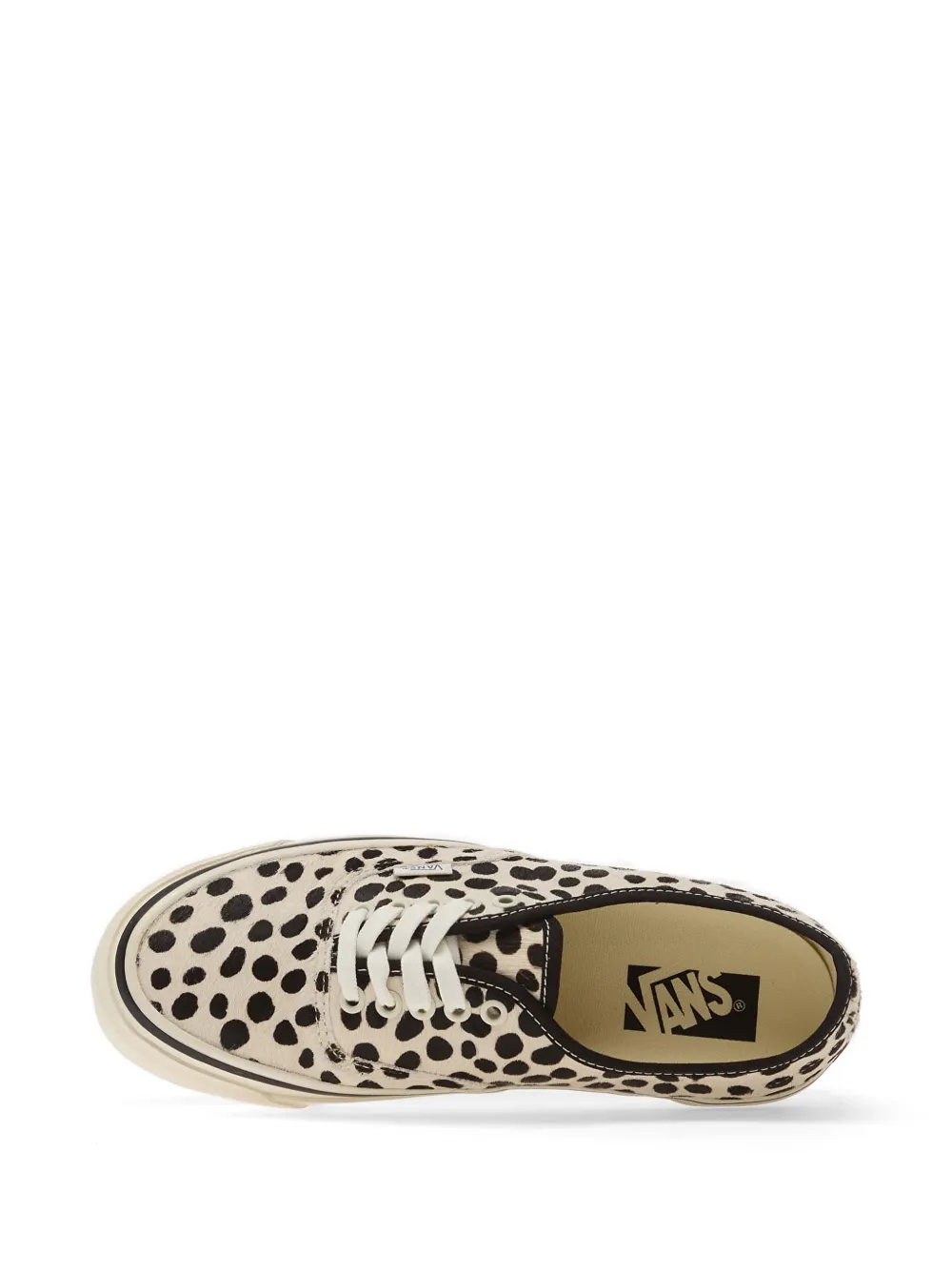 Vans Authentic sneakers met luipaardprint Wit