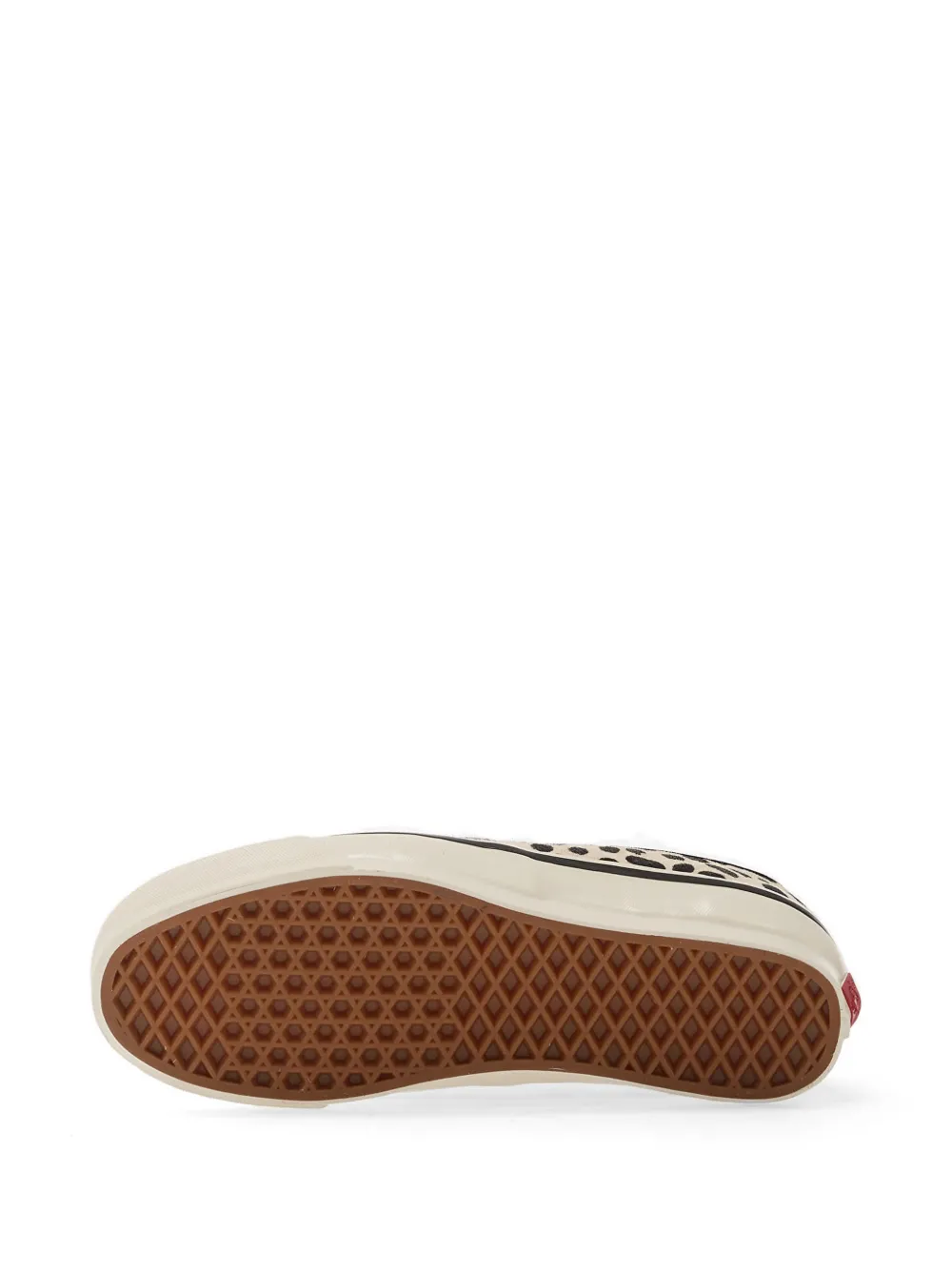 Vans Authentic sneakers met luipaardprint Wit
