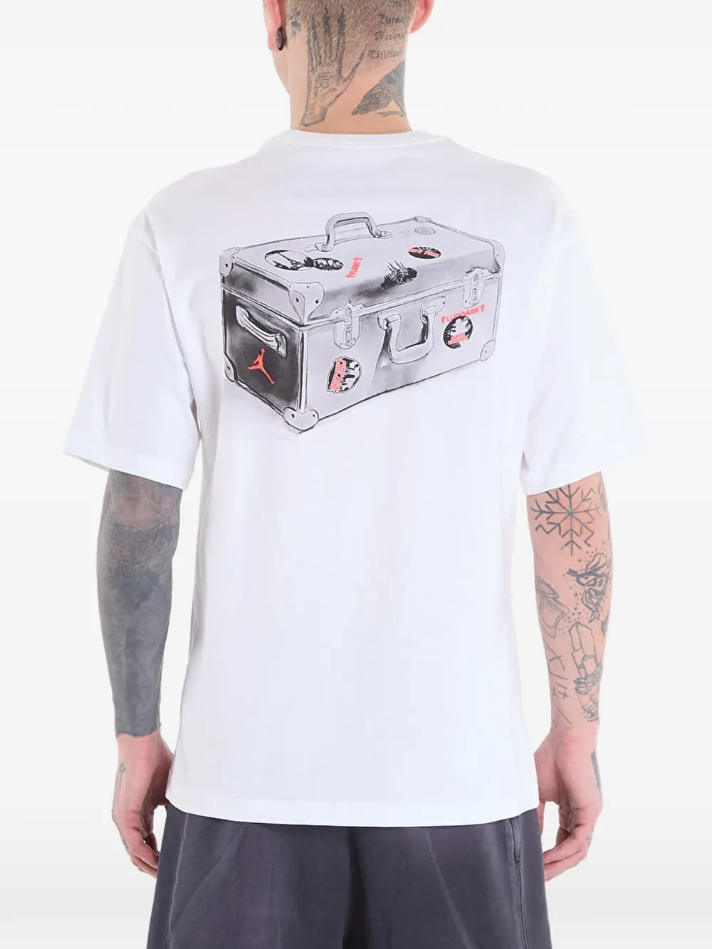 Jordan T-shirt met grafische print Wit