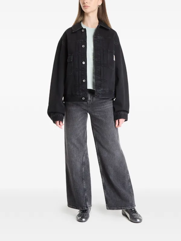 Carhartt WIP Belmar デニムジャケット | ブラック | FARFETCH JP