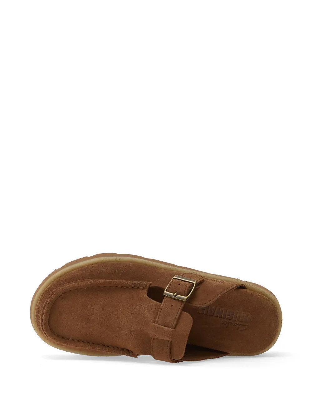 Clarks Originals Meare Mocc buckle-fastening sneakers Bruin