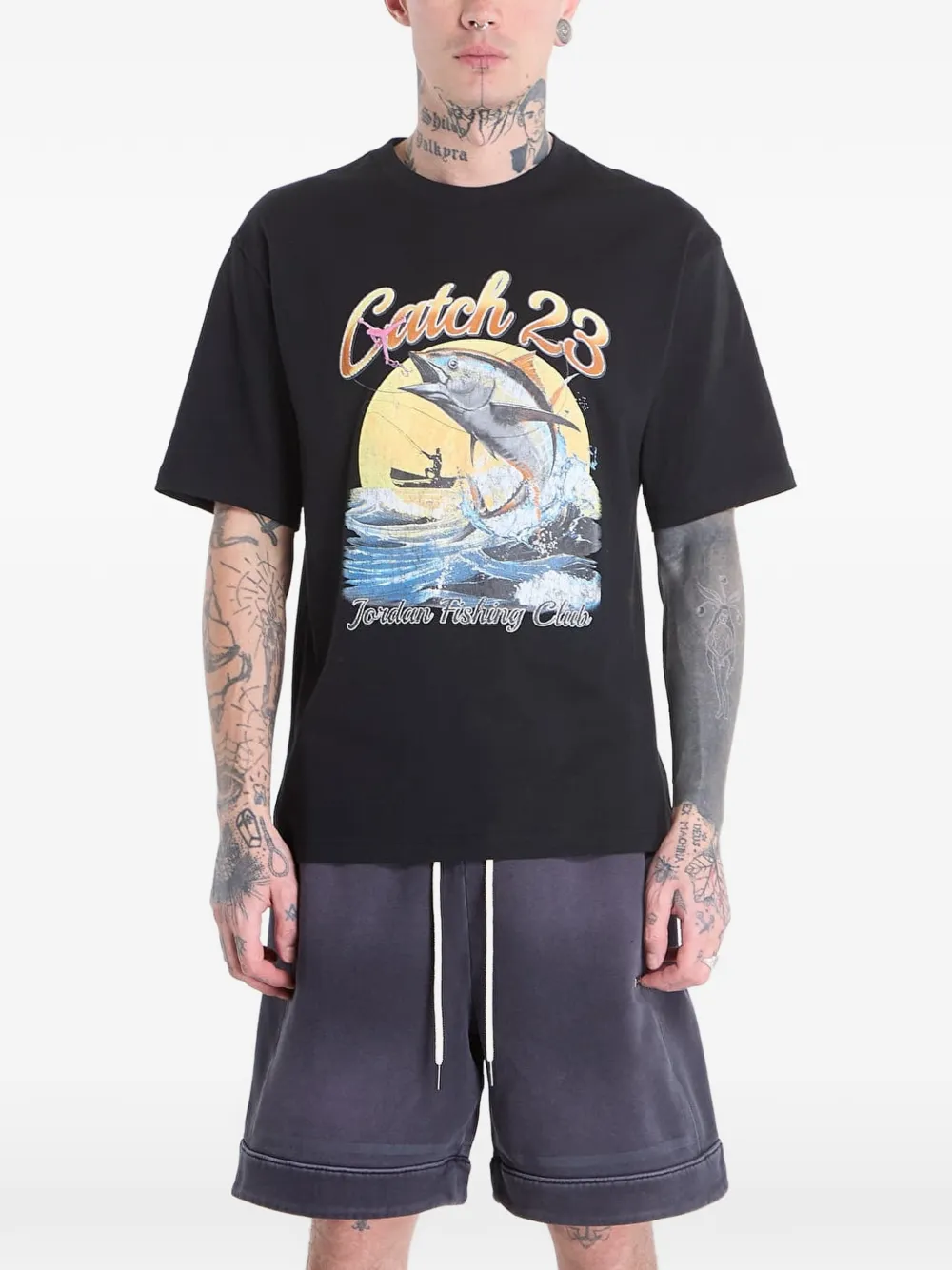 Jordan graphic-print T-shirt - Nero