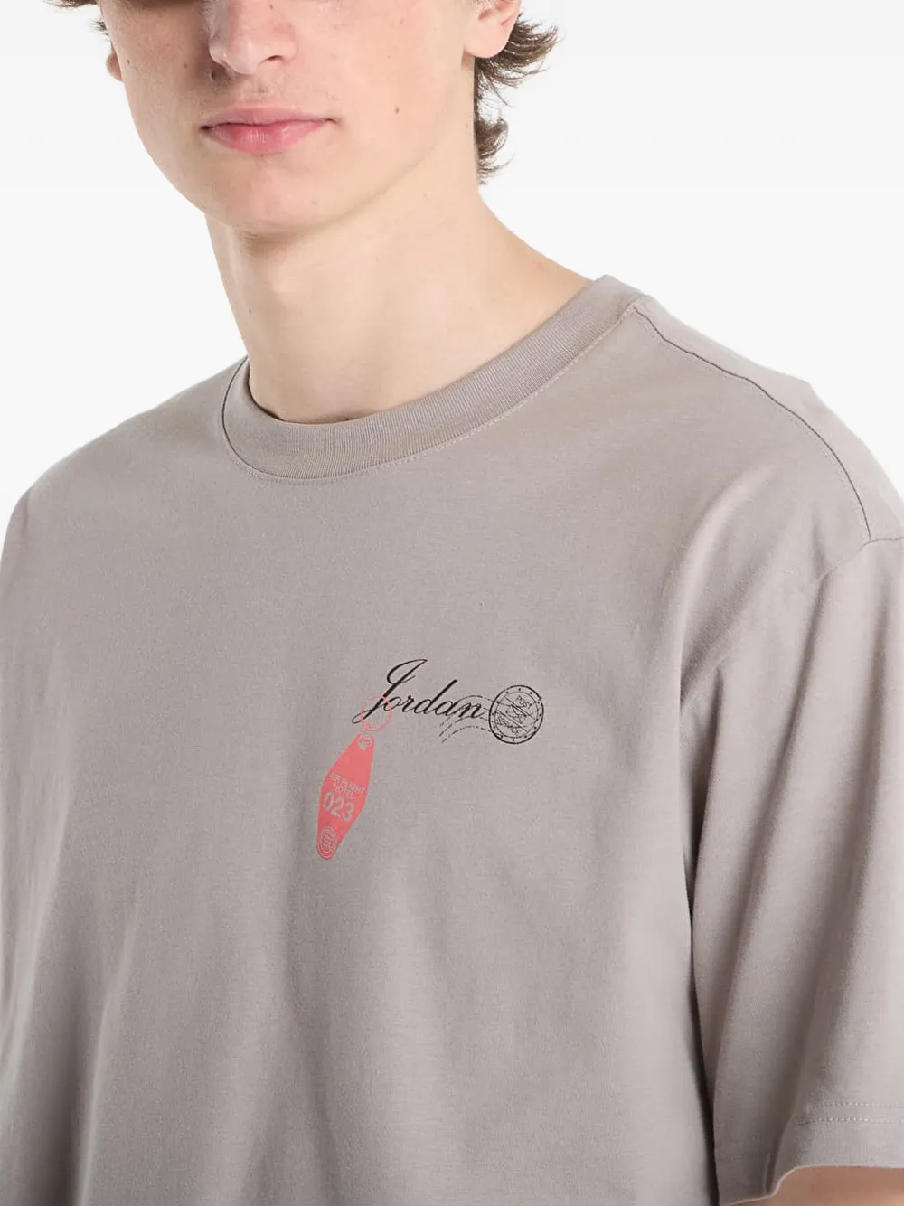 Jordan T-shirt met grafische print Grijs