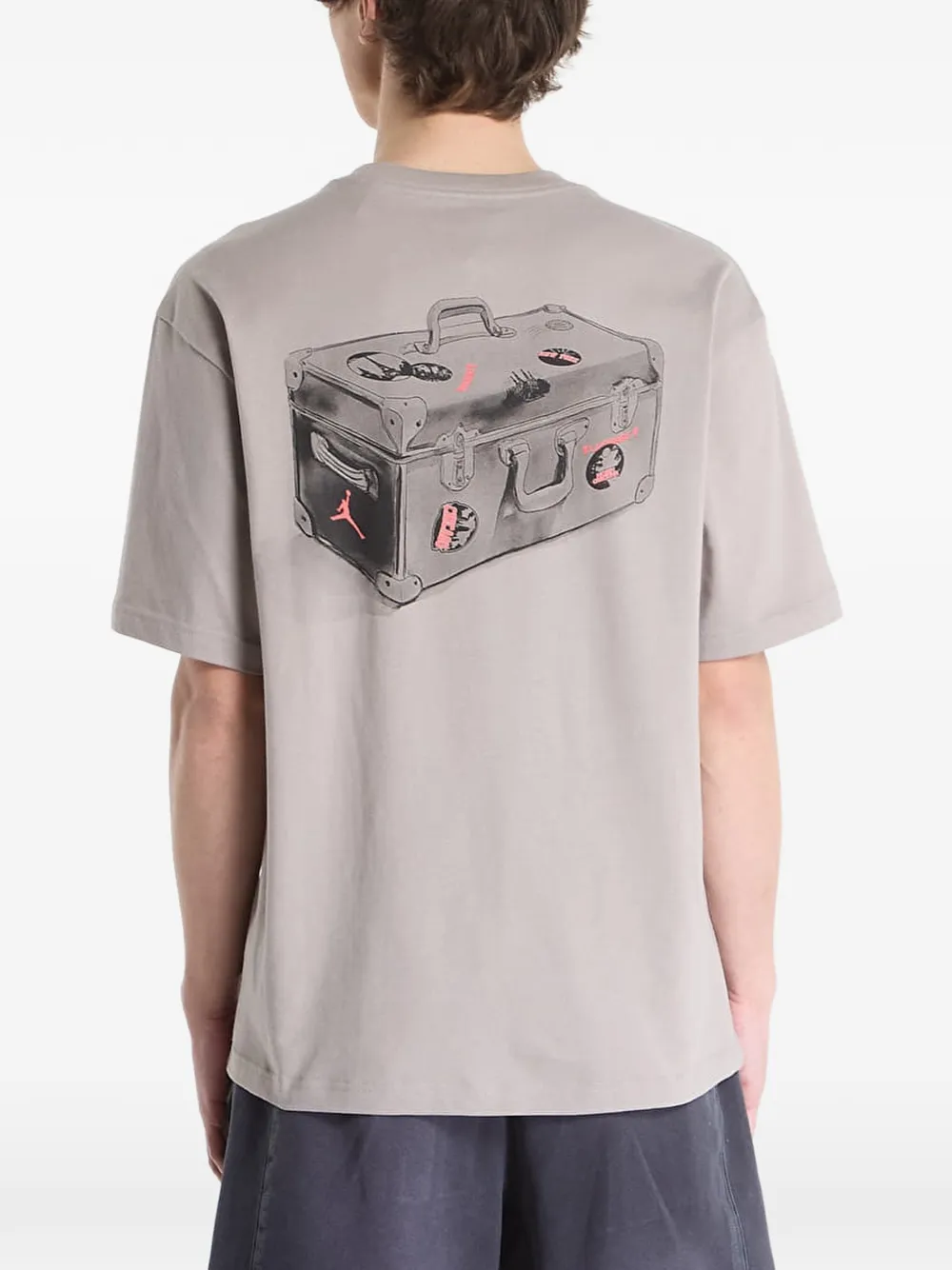 Jordan T-shirt met grafische print Grijs