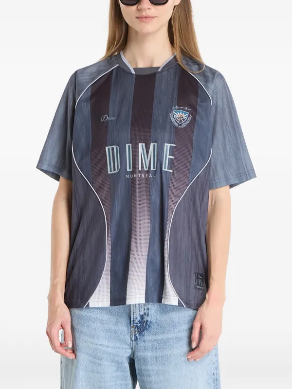 Dime ストライプロングTシャツ Dime ストライプ Tシャツ | グレー | FARFETCH JP