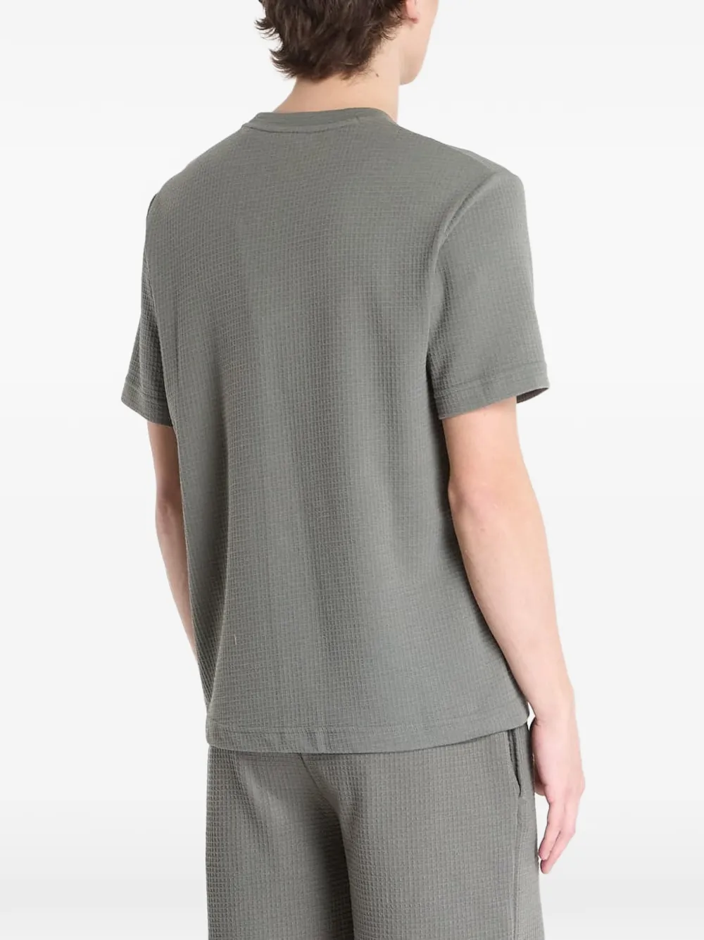 HUGO Pyjamashirt met logoprint Groen