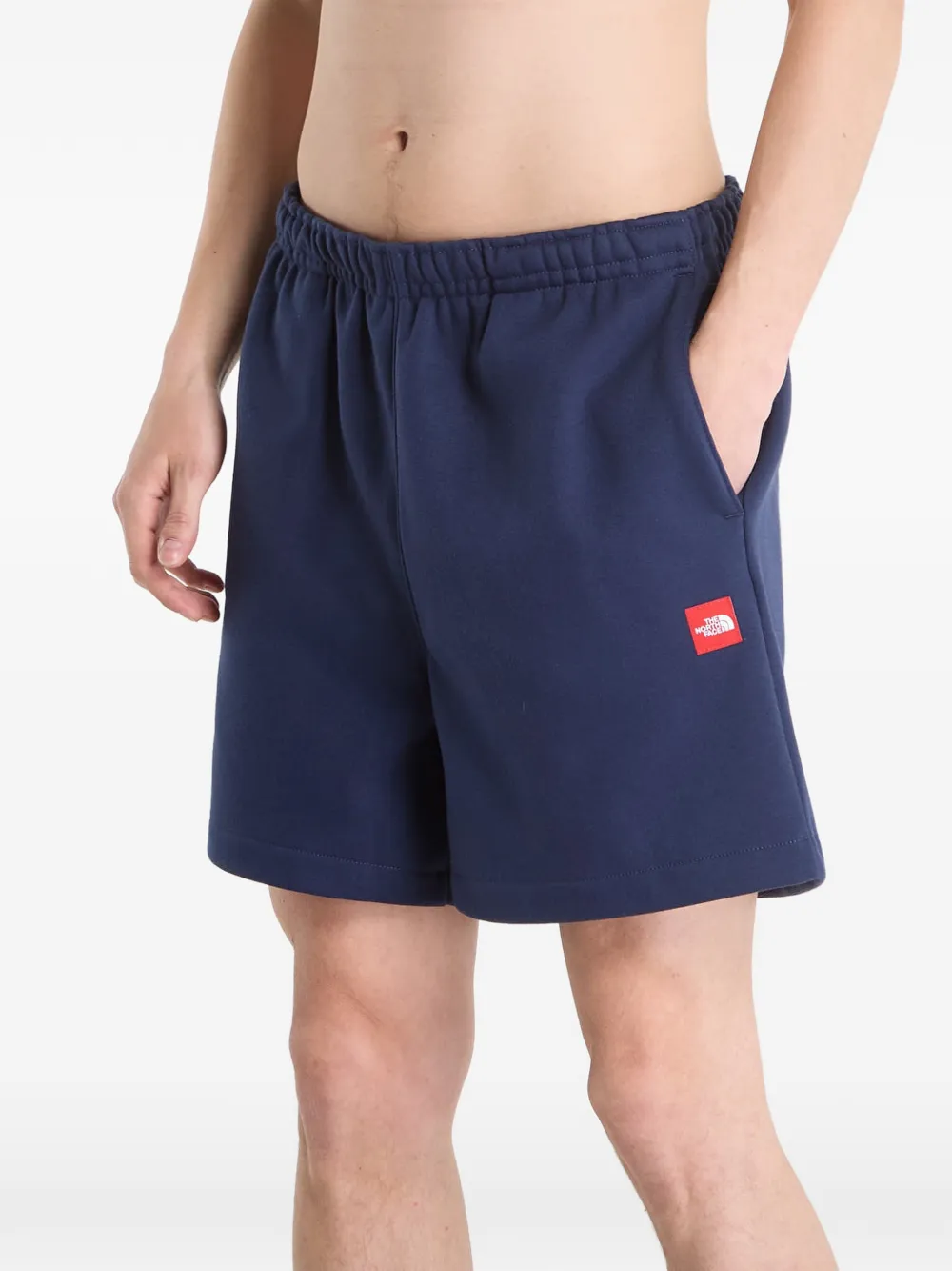 The North Face Redbox fleece shorts Blauw