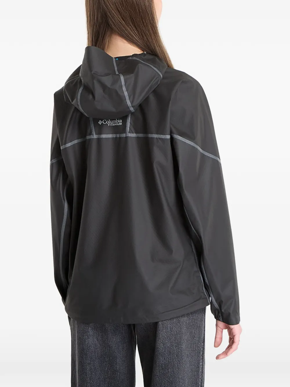 Columbia Cassiar Pro jack met capuchon Zwart