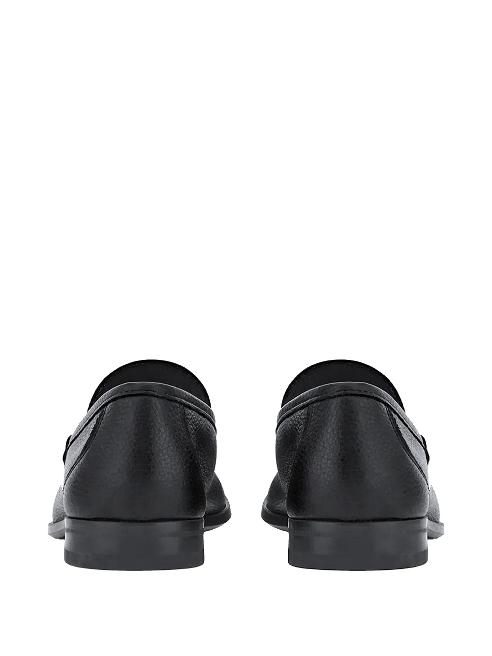 Ferragamo Gancini-detail loafers Zwart