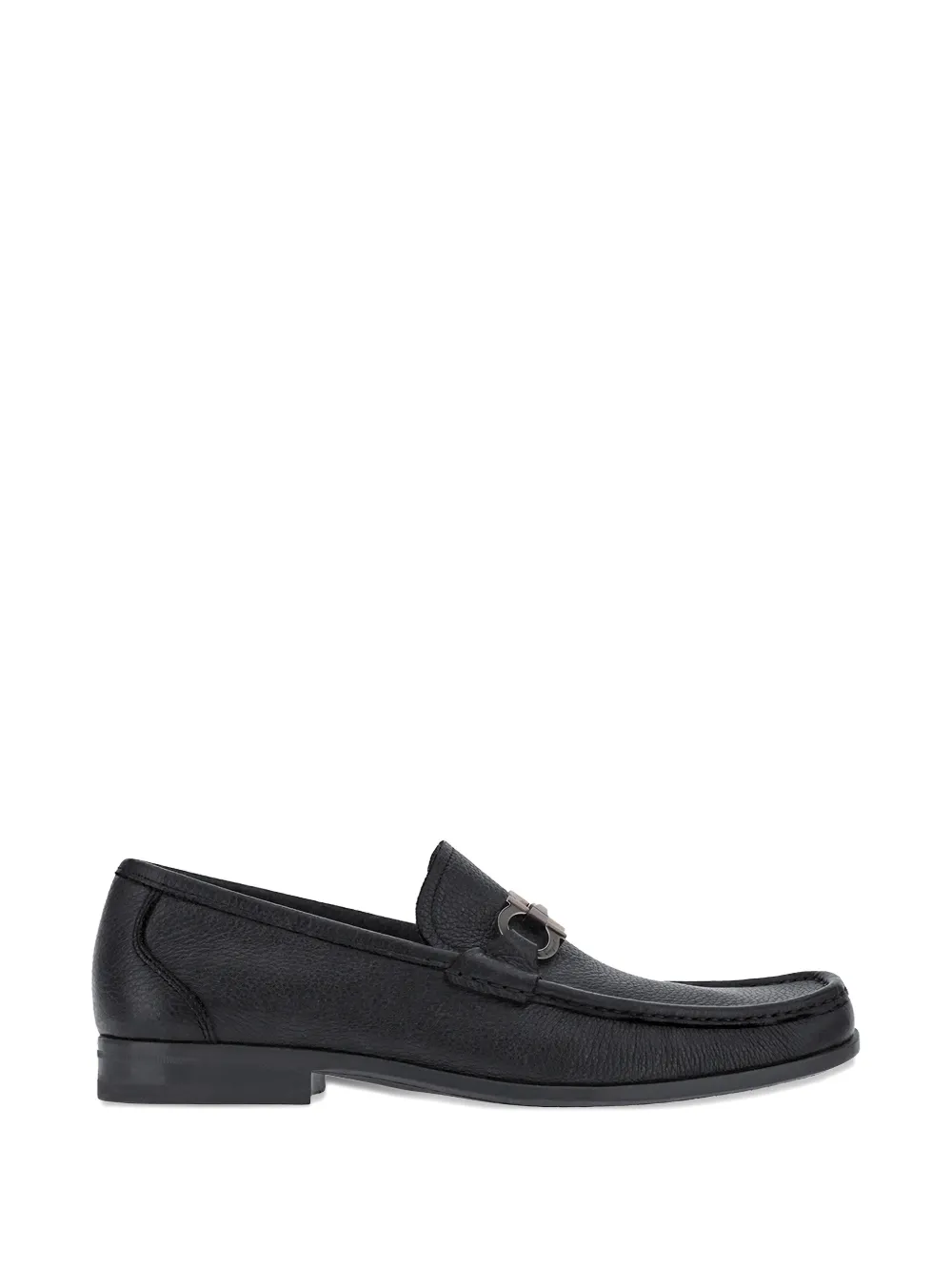 Ferragamo Gancini-detail loafers - Nero