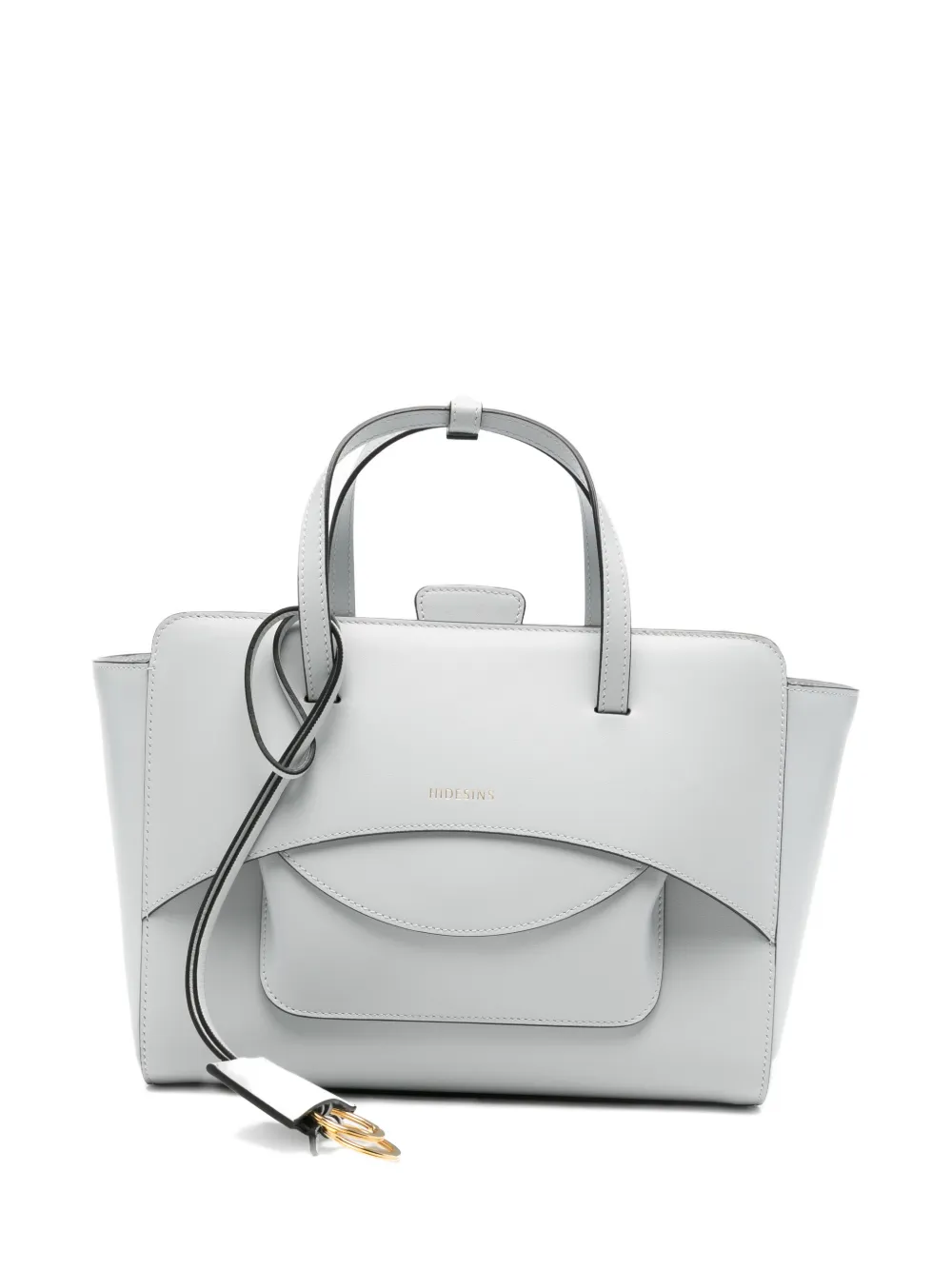 HIDESINS Flap M logo-detail tote bag - Grigio