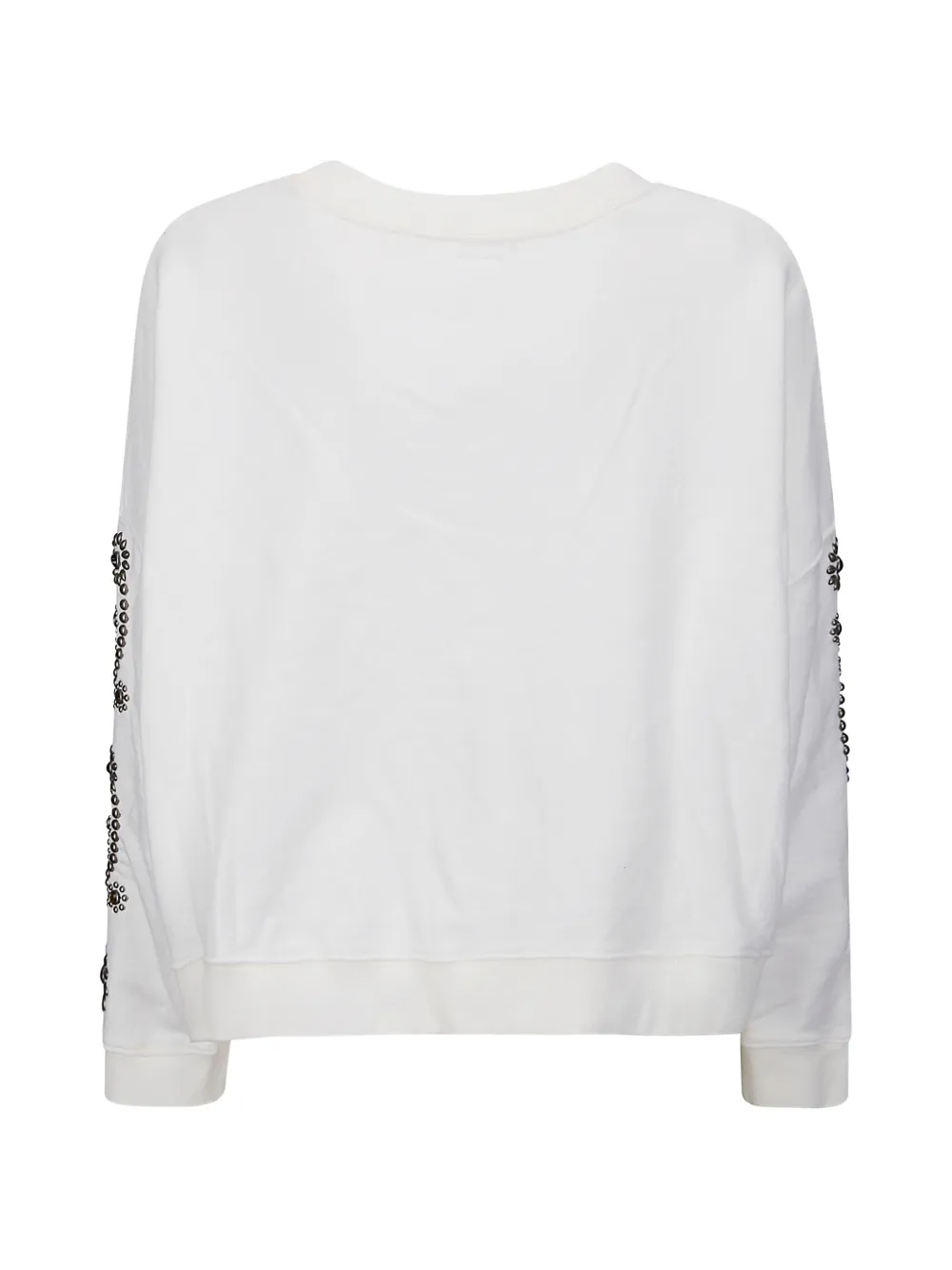 Htc Los Angeles Sweater met paisley-print en studs Beige