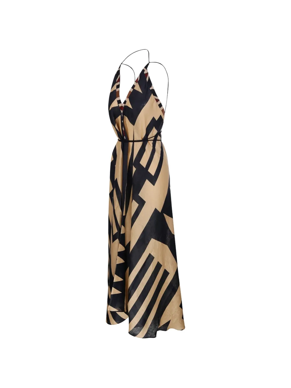  Volantis Vestido Midi Sunset - Neutro 