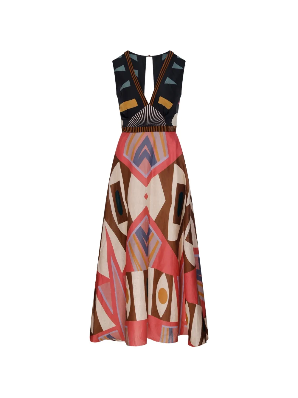 Volantis Ginko maxi dress - Nero