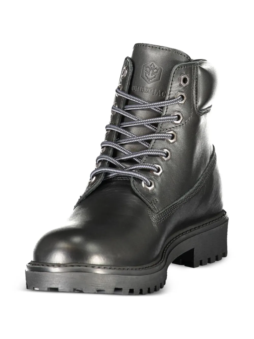 LUMBERJACK lace-up ankle boots Zwart