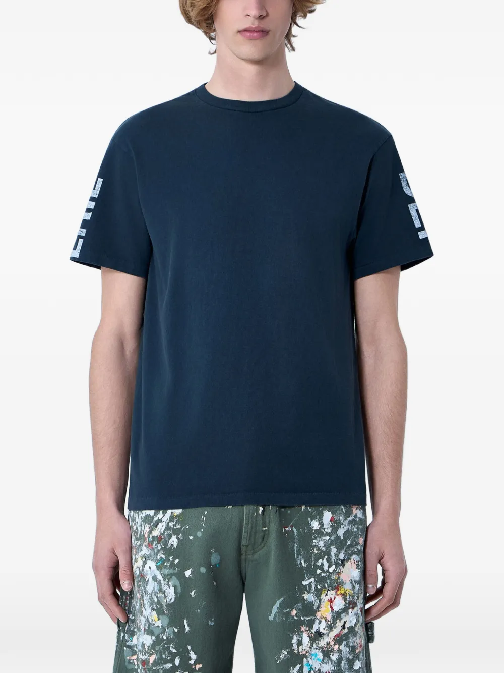 GALLERY DEPT. logo-print jersey T-shirt - Blu