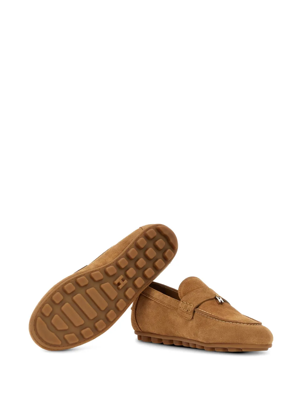 Hogan Olympia suède loafers Beige