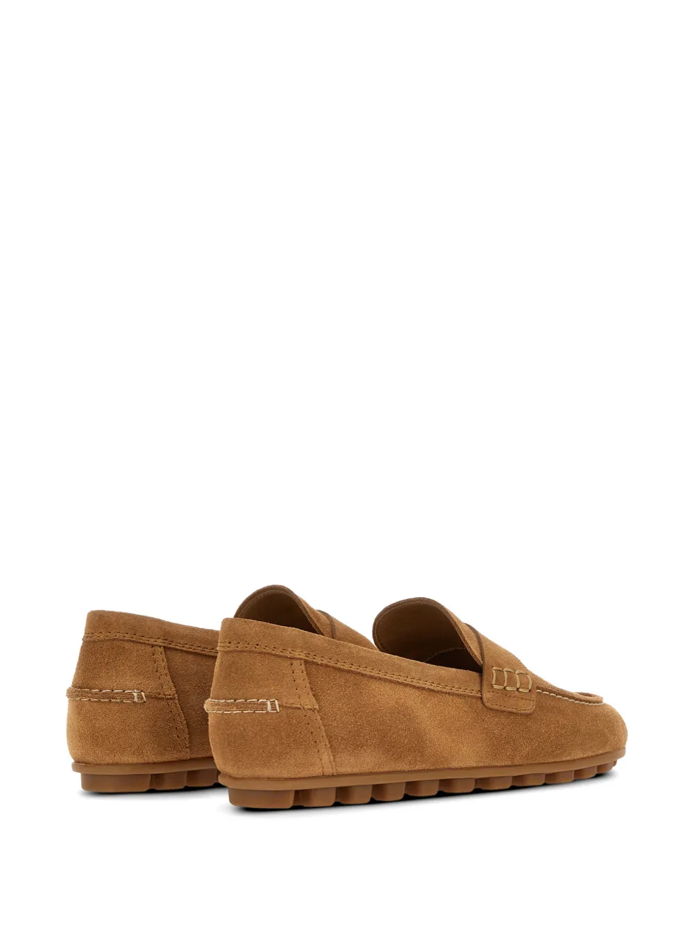 Hogan Olympia suède loafers Beige