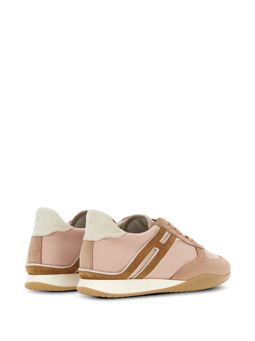 Hogan Olympia-Z sneakers met suède vlakken Roze