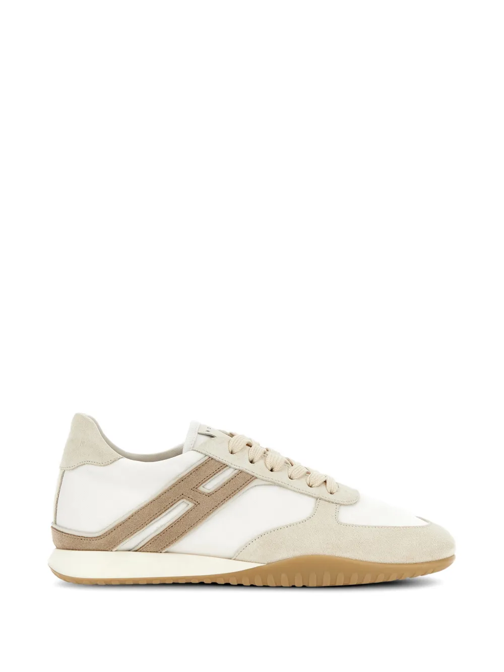 Hogan Olympia-Z suede-panelled sneakers - Bianco