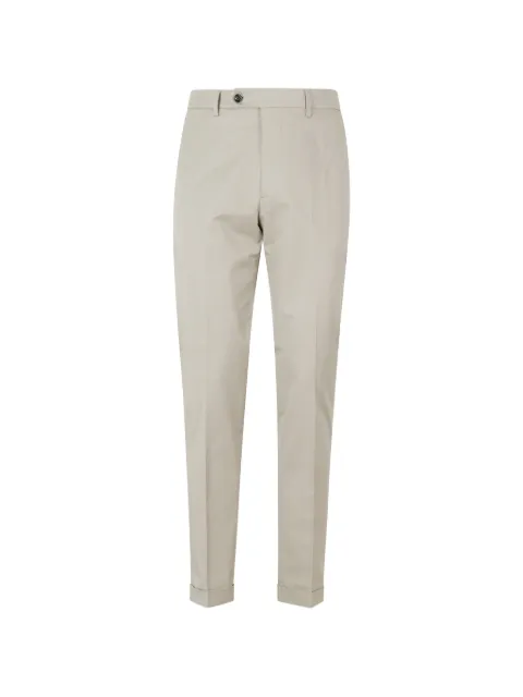 Berwich pressed-crease turn-up trousers