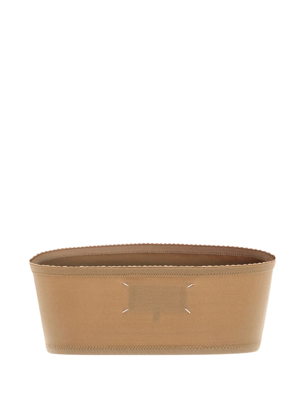 Maison Margiela Four Stitches bandeau bra - Toni neutri