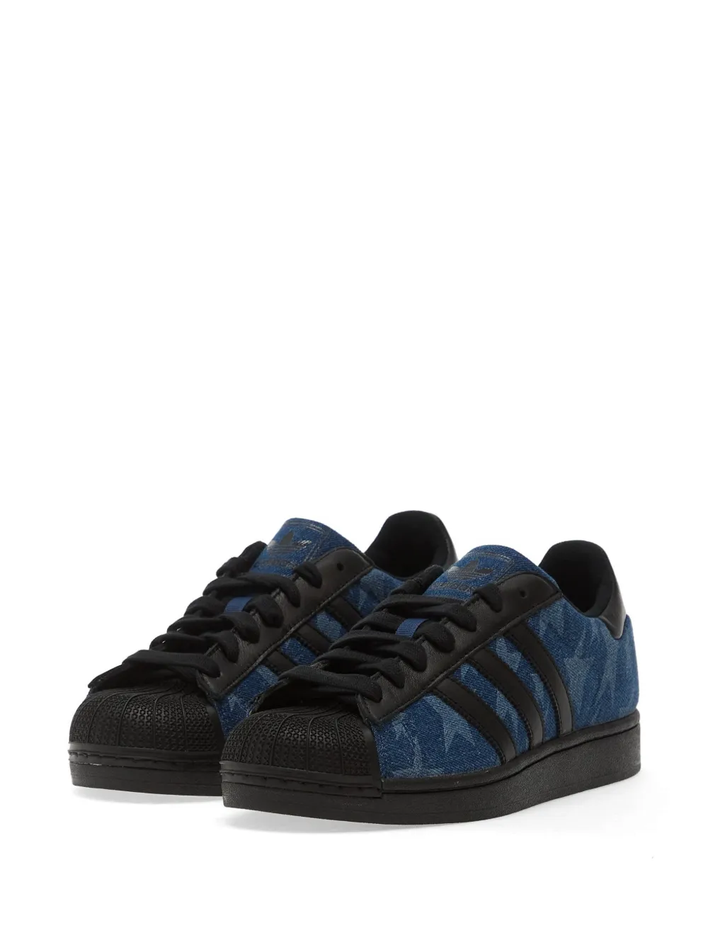 adidas Superstar II star-print sneakers Blauw