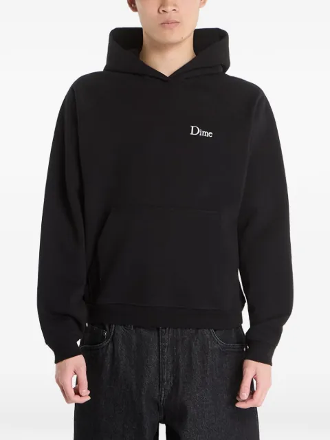 dime logo-detail hoodie