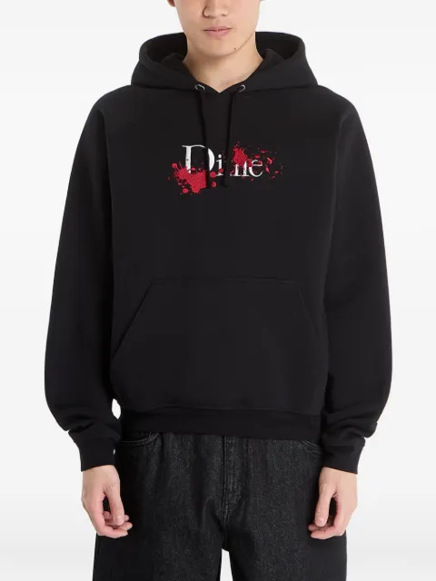 dime hoodie con detalle del logo