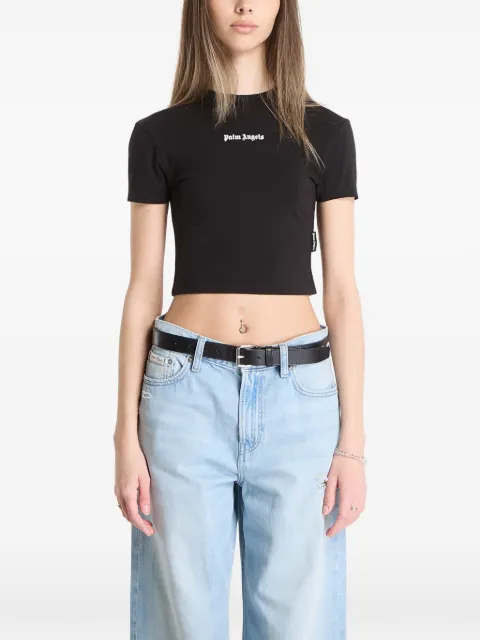 Palm Angels playera con logo estampado