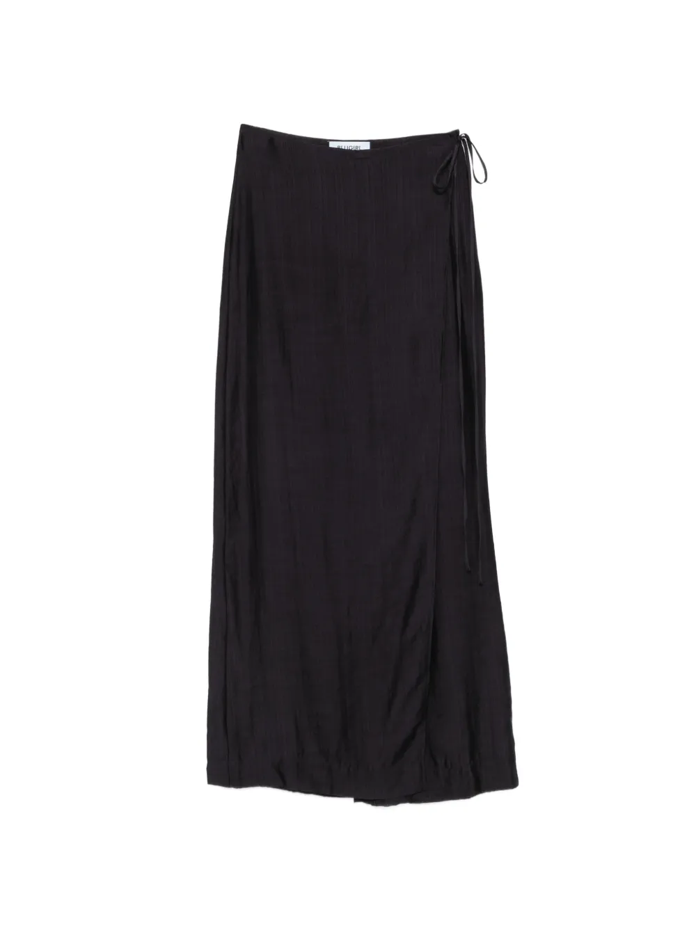 Blugirl wrap-style textured skirt - Nero