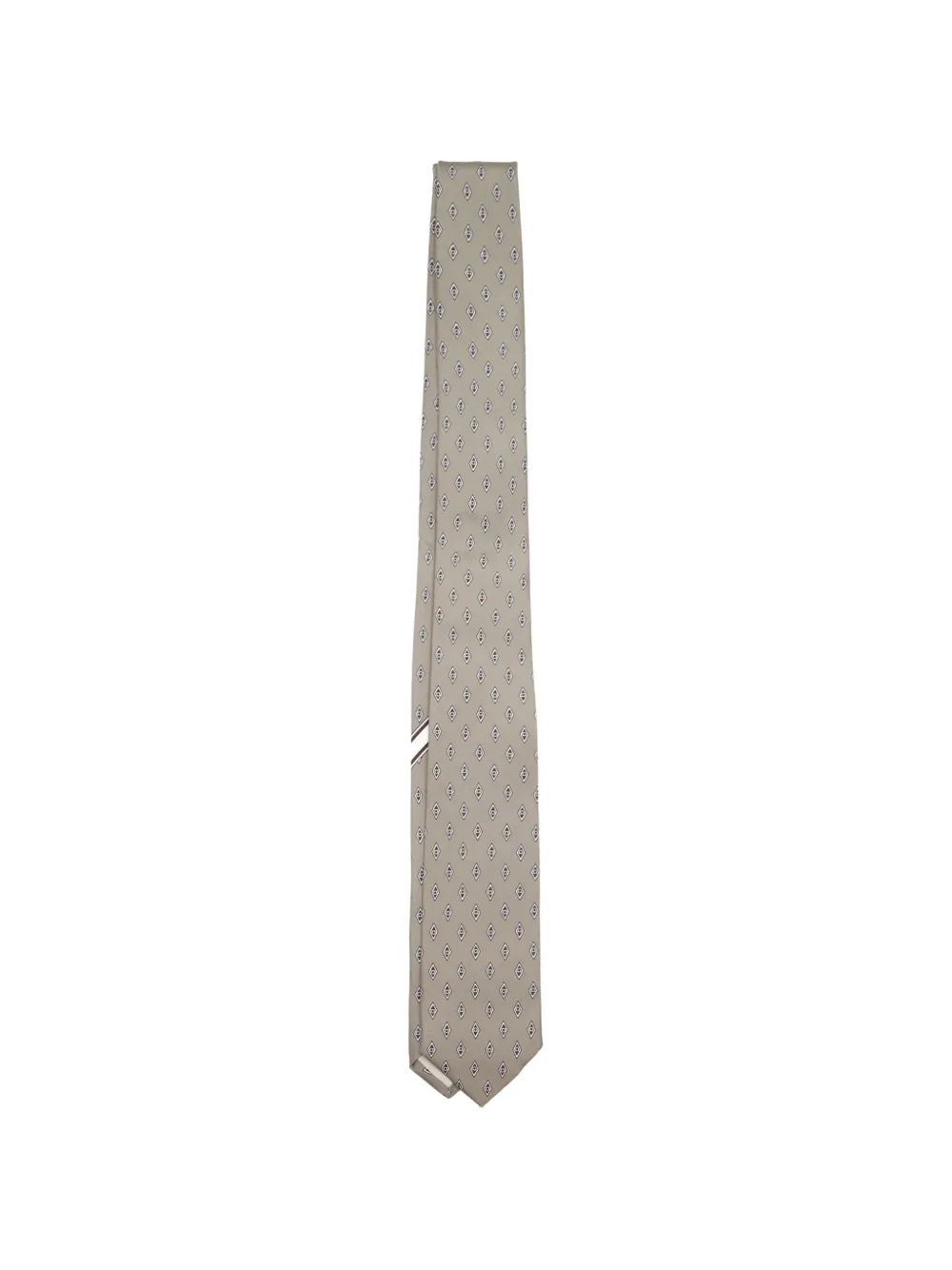 Ferragamo Gancini-print tie - Nude