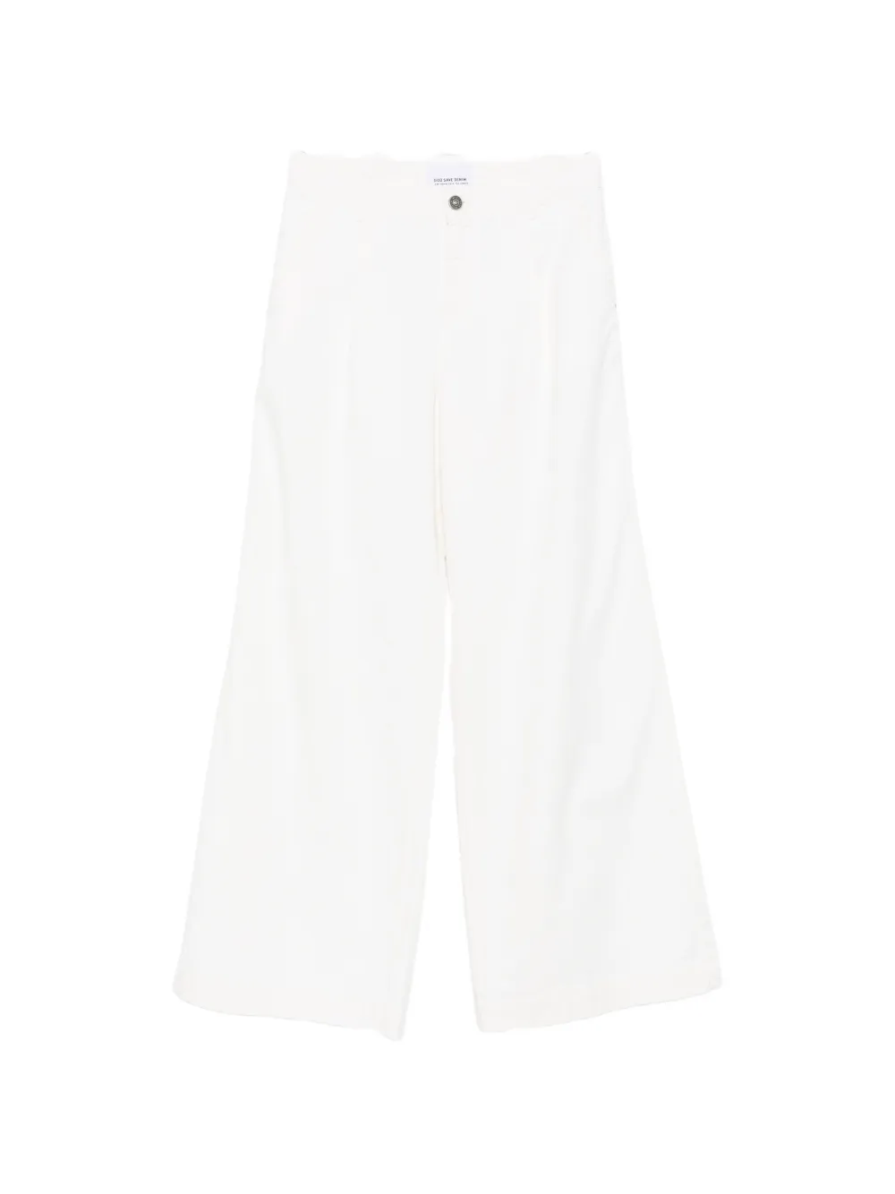 GOD SAVE DENIM Calliope pleated jeans - Bianco