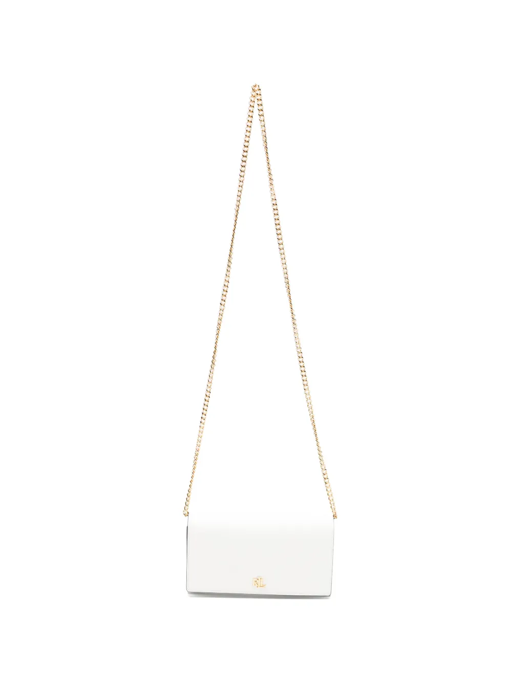 Lauren Ralph Lauren logo-plaque crossbody bag - Bianco