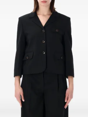 A.P.C. Lucy ウールダブルジャケット | ブラック | FARFETCH JP