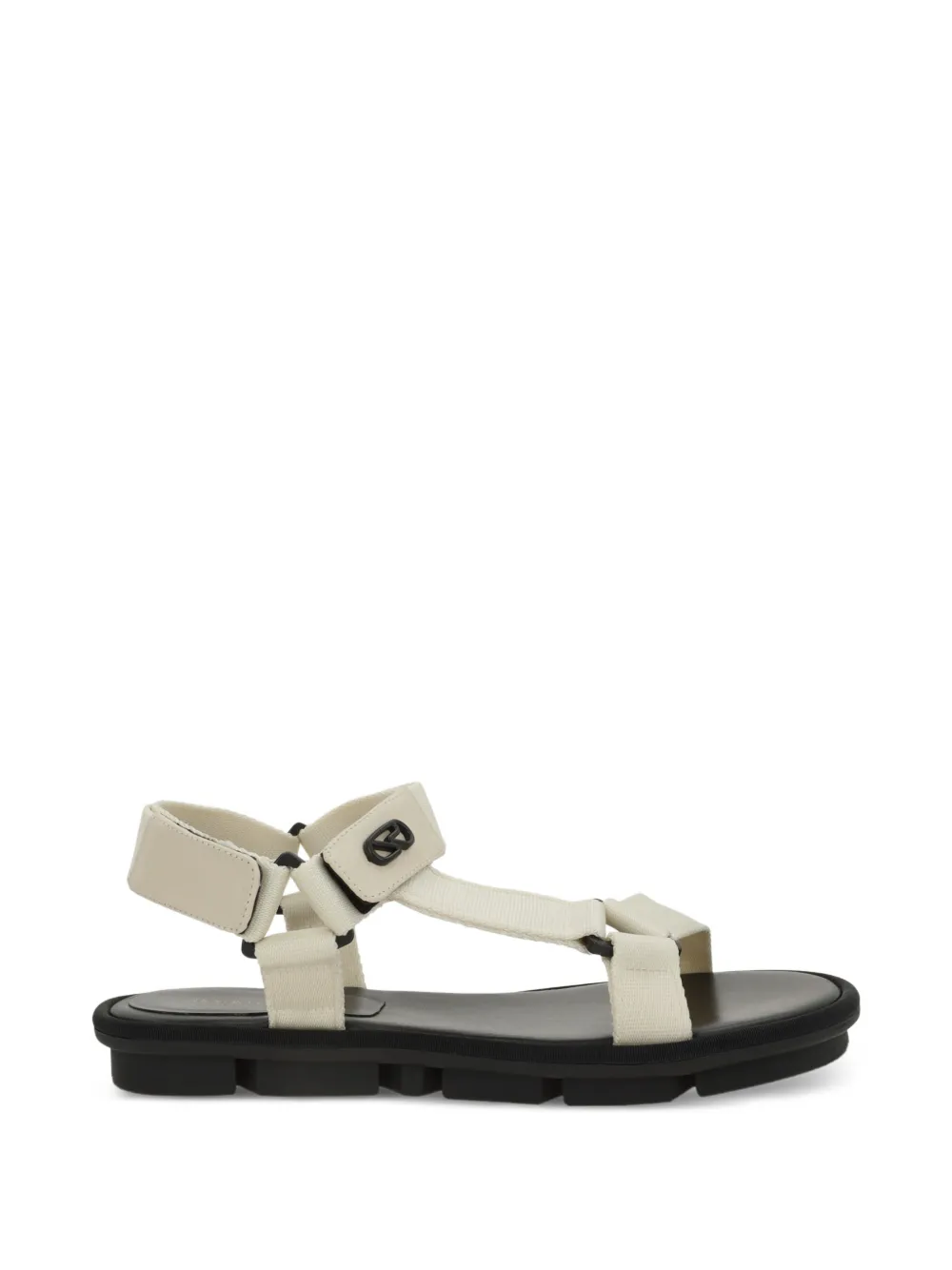 Sergio Rossi Trail touch-strap sandals Beige