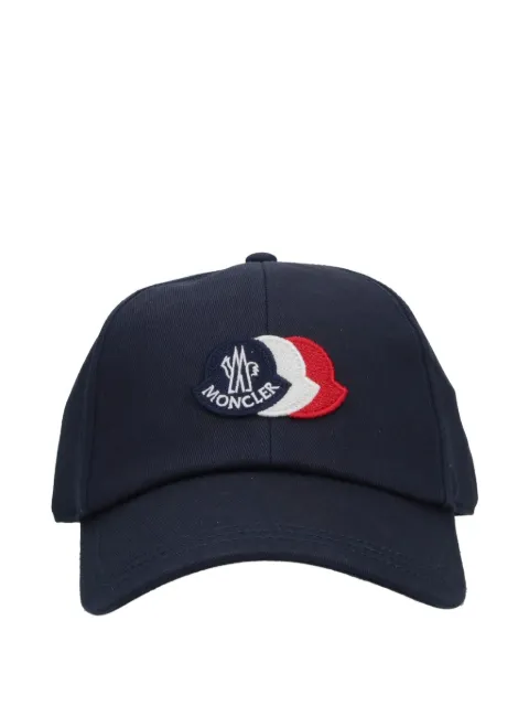 Moncler logo-patch cap