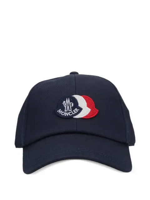 Moncler logo-patch cap