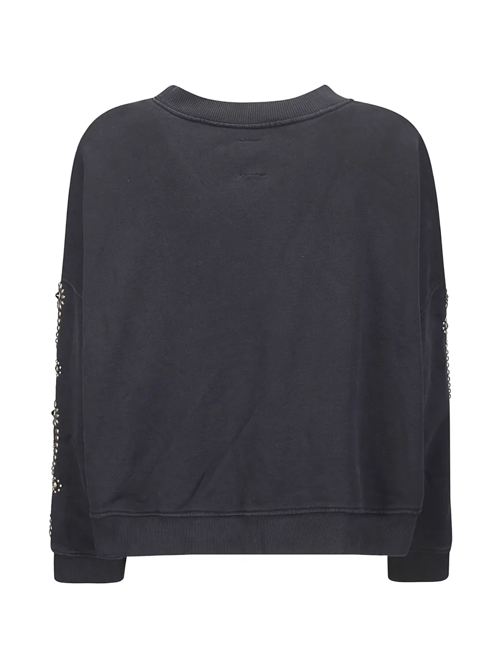Htc Los Angeles Sweater met paisley-print en studs Zwart