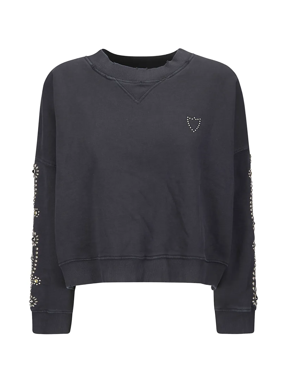 Htc Los Angeles stud-embellished paisley sweatshirt - Nero