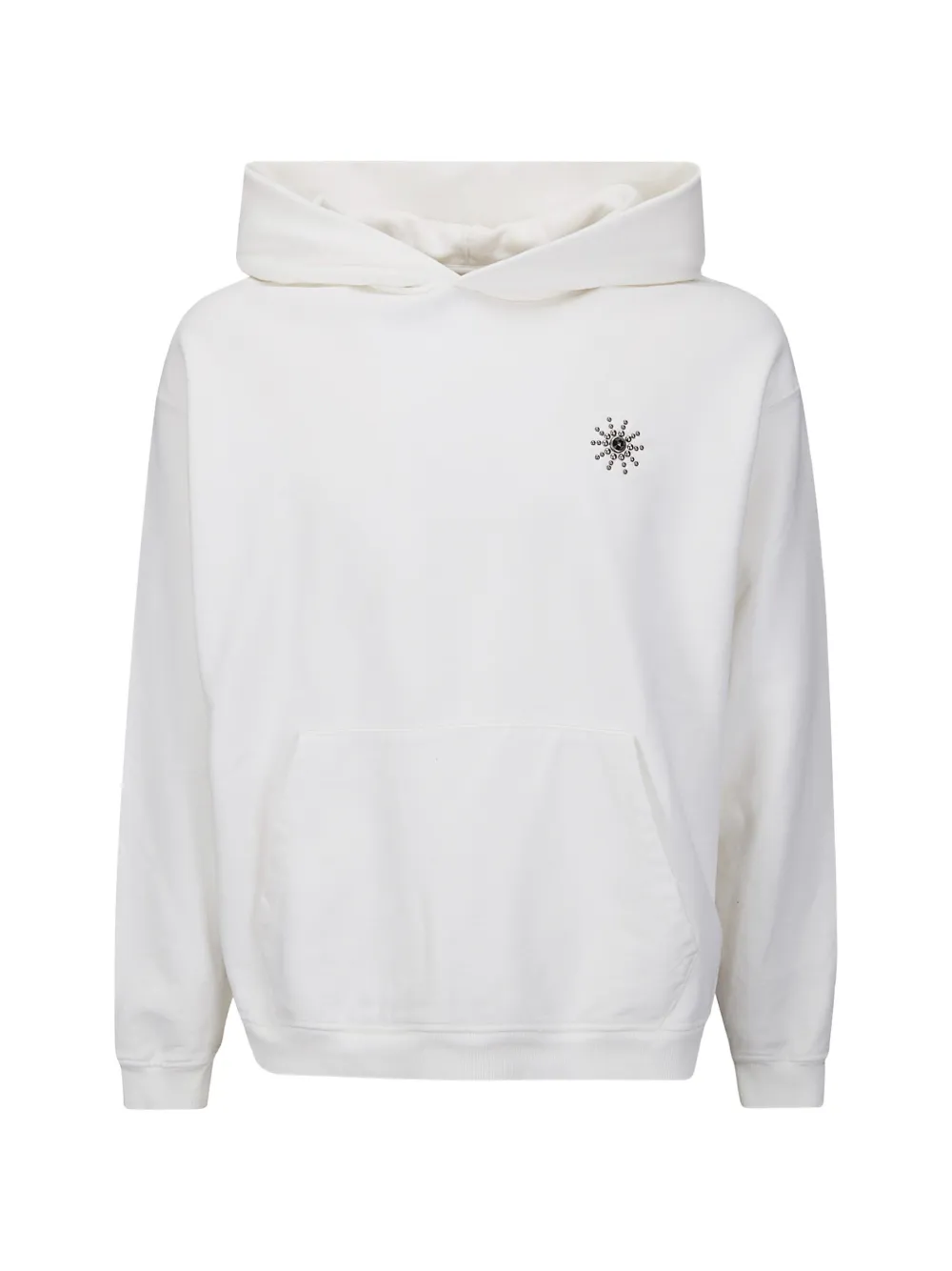 Htc Los Angeles stud-embellished Sun hoodie - Bianco