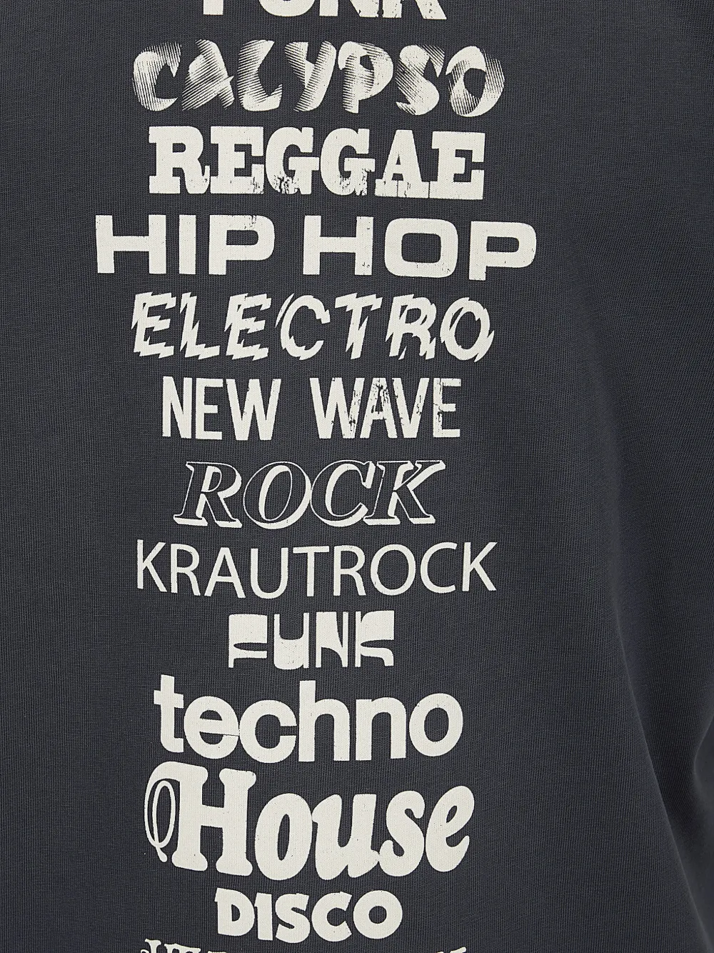 Htc Los Angeles Music T-shirt met grafische print Grijs