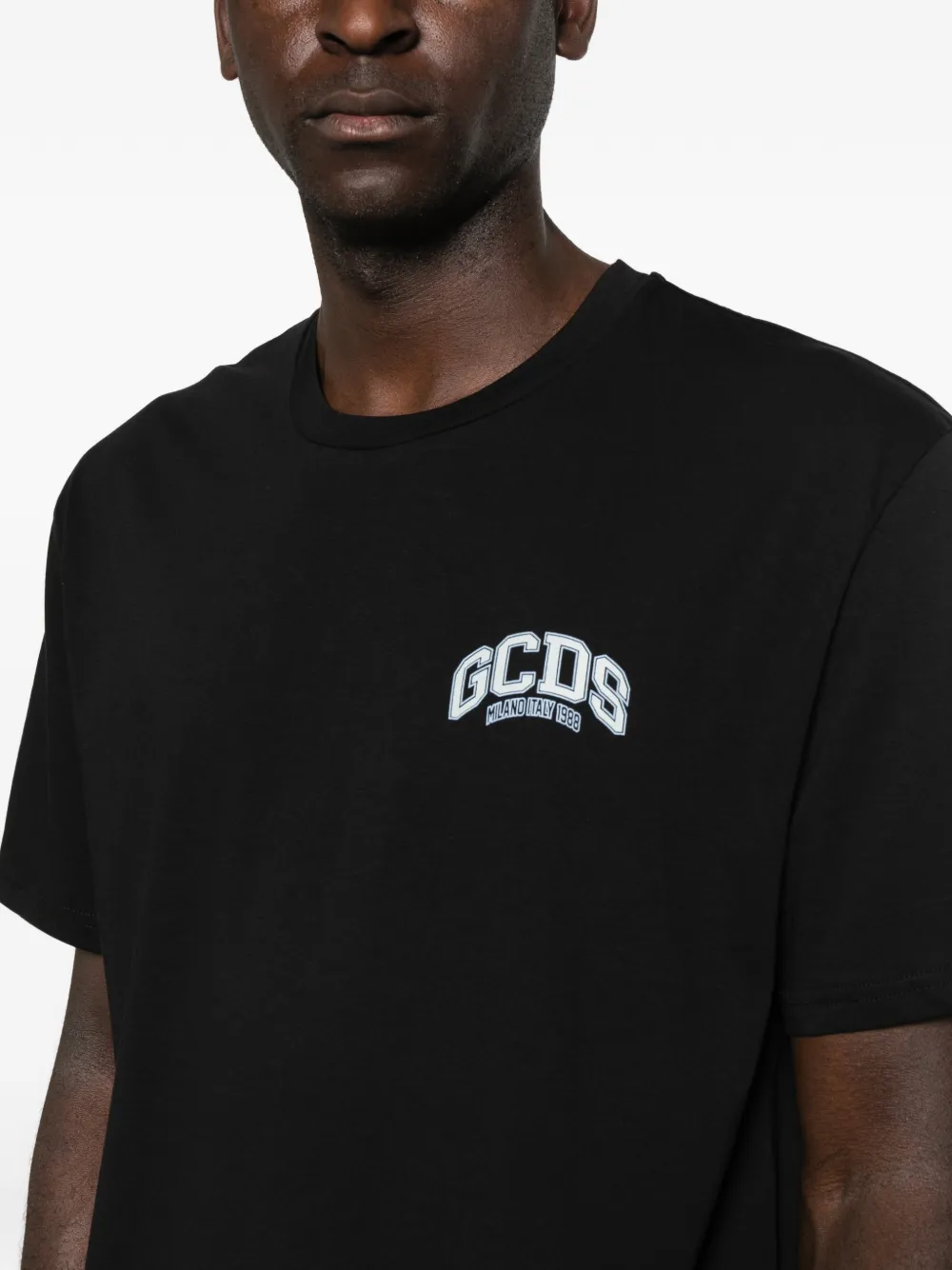 GCDS T-shirt met logoprint Zwart