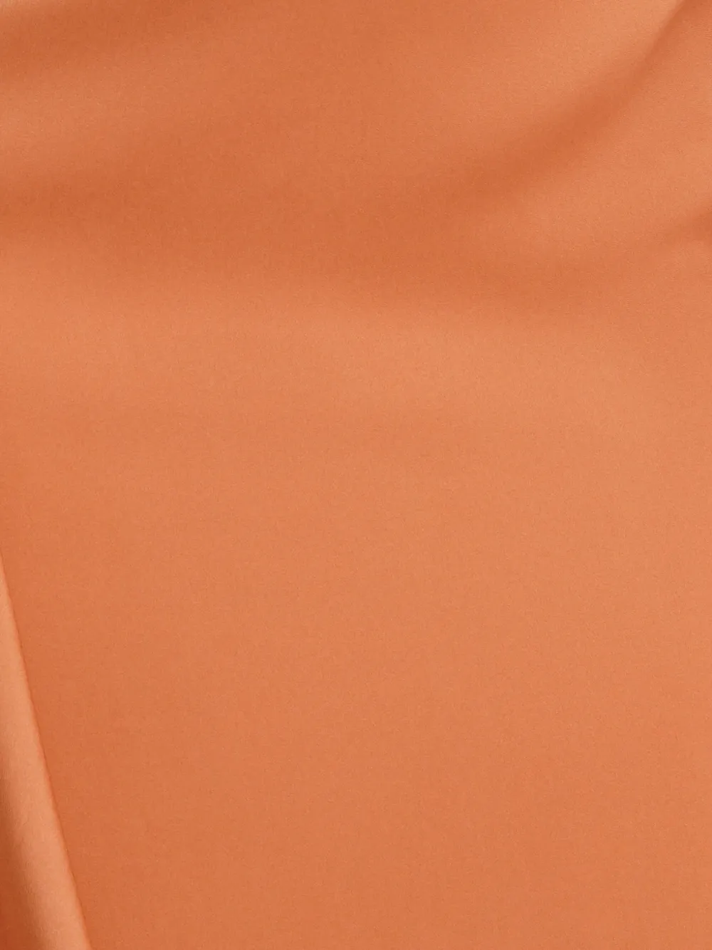 Gemy Maalouf Asymmetrische gedrapeerde jurk Oranje