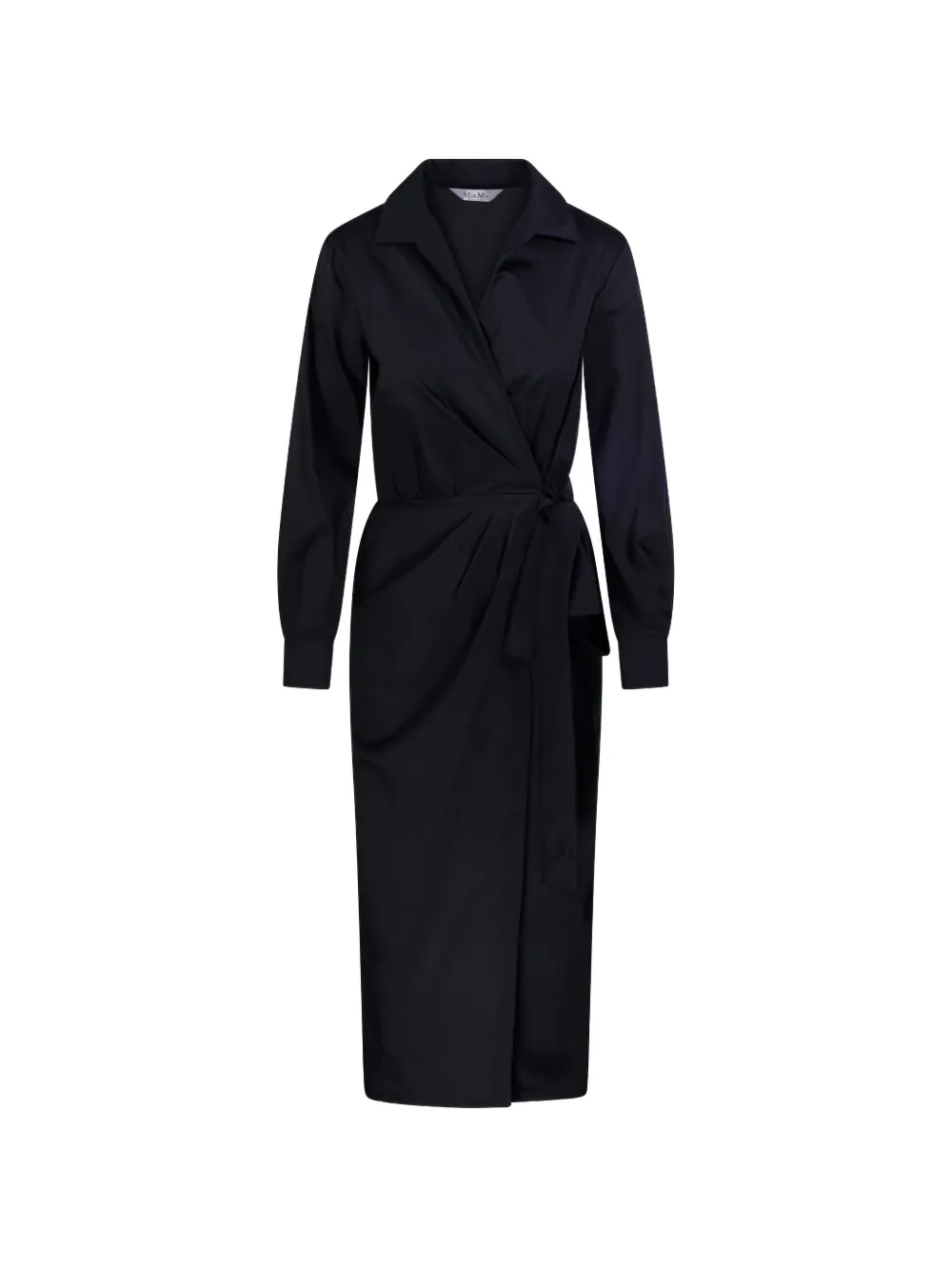Max Mara long-sleeves midi dress - Black