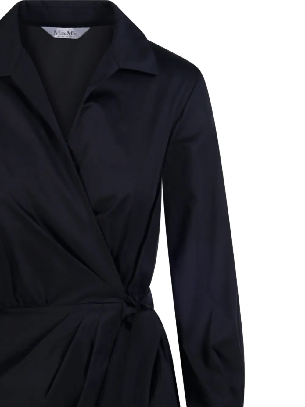 Max Mara Midi-jurk met lange mouwen Zwart