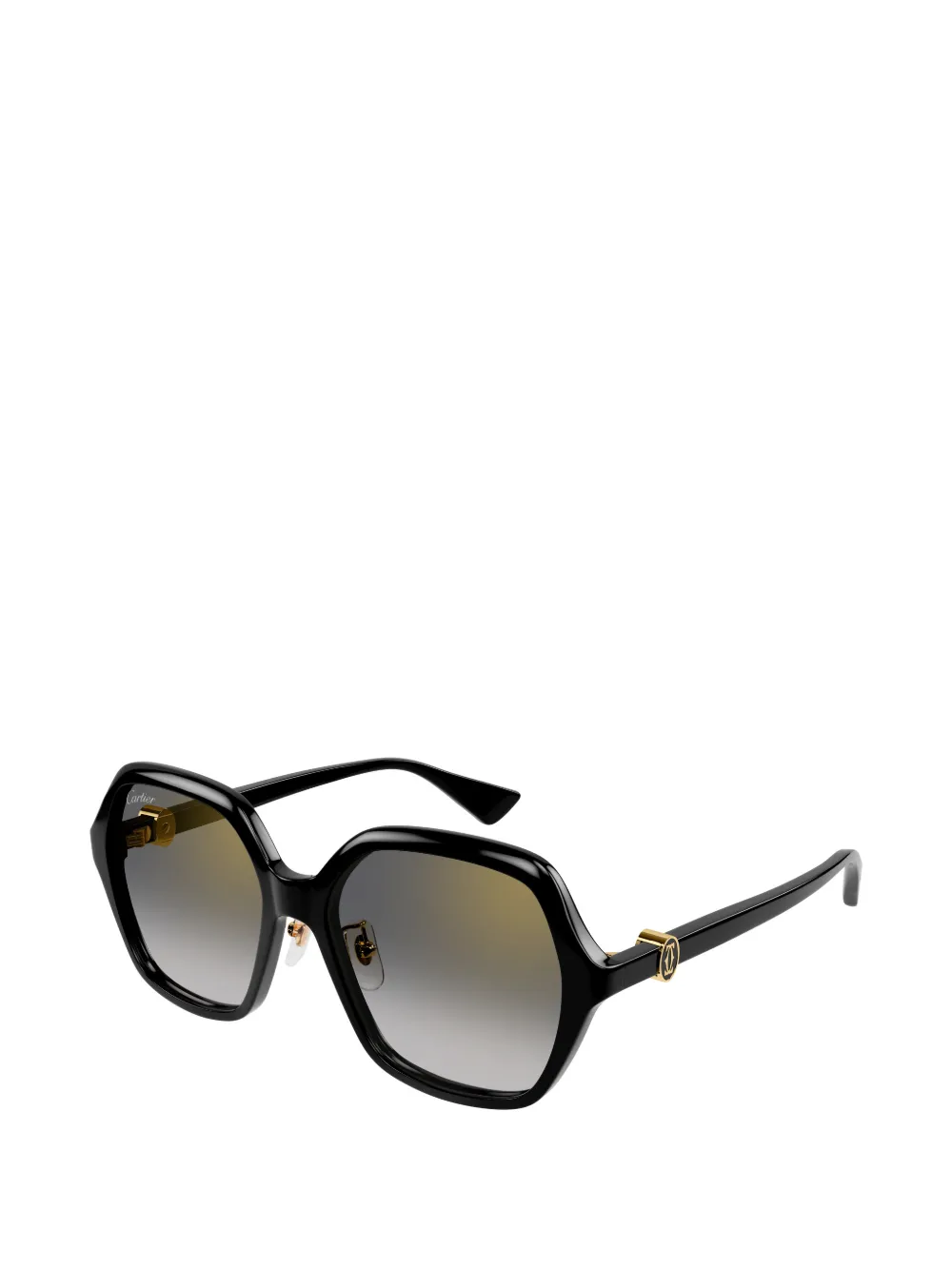 Cartier Eyewear geometric-frame sunglasses - Nero