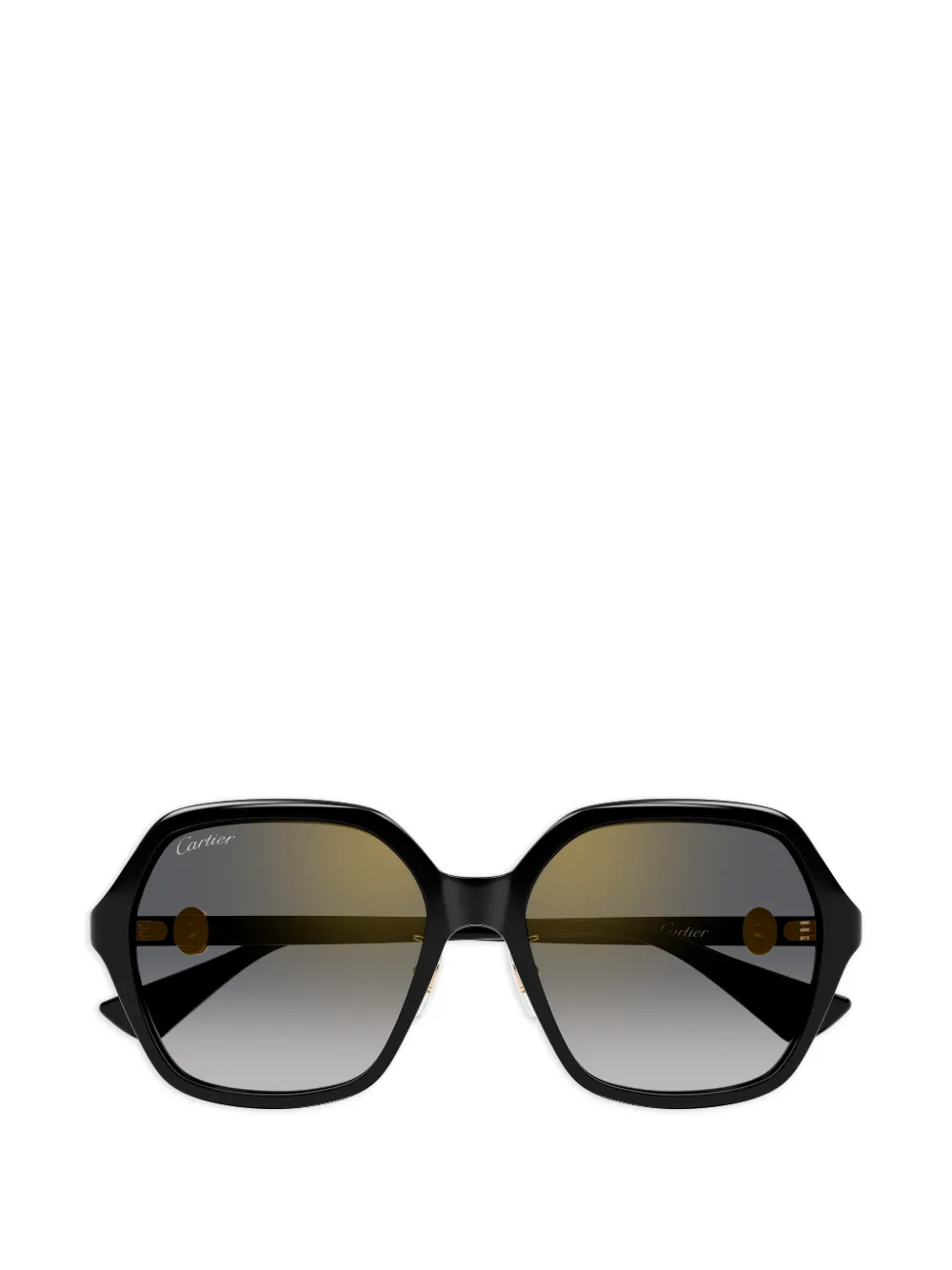 Cartier Eyewear geometric-frame sunglasses - Nero